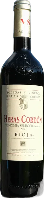 Heras Cordón bottle