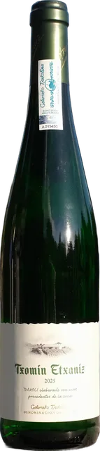 Txomin Etxaniz bottle